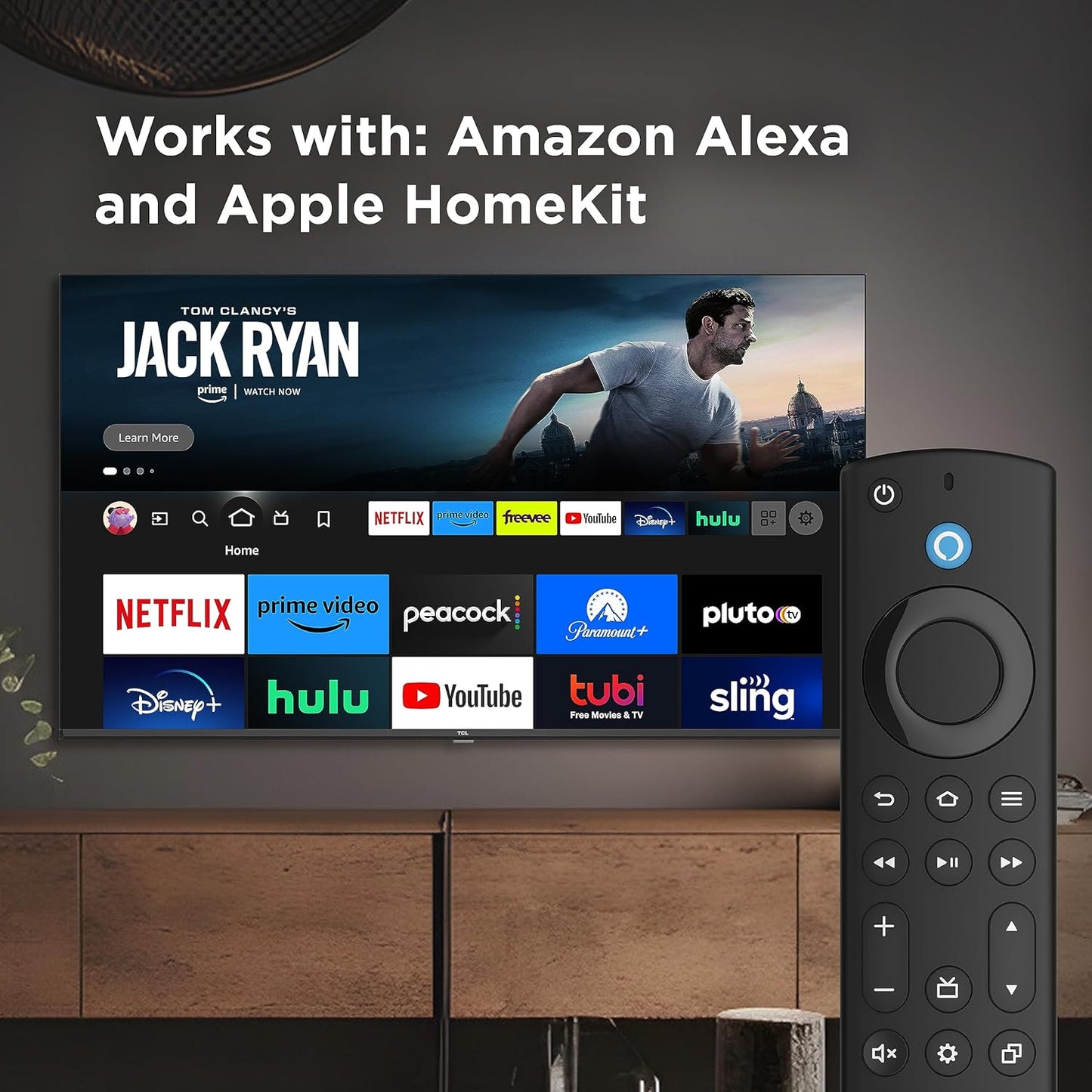 TCL 40-Inch Class S3 1080p LED Smart TV with Fire TV (40S350F, 2023 Model), Alexa Built-in, Apple AirPlay Compatibility, Streaming FHD Television,Black